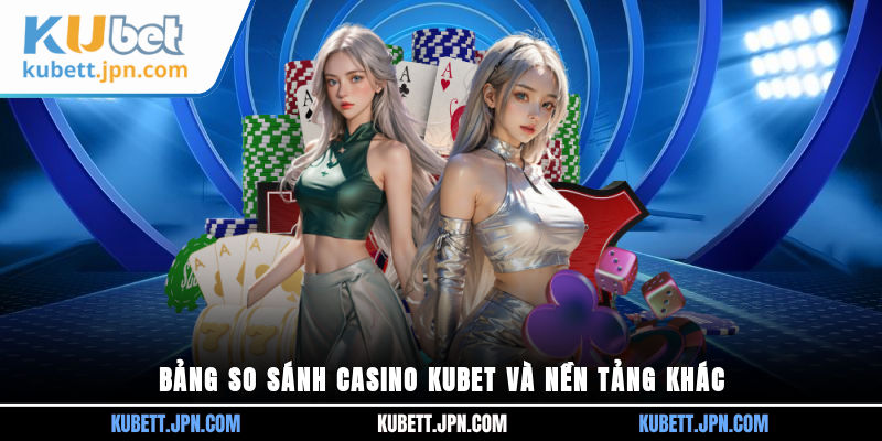Bảng so sánh Casino Kubet và nền tảng khác